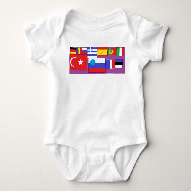 Body Drapeaux du monde (Devant)