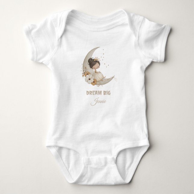 Body Dream Big Fairy Moon Child - Nom personnalisé (Devant)