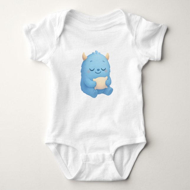 Body Dreamy Sleepy Monster Baby Bodysuit — Sweet Dreams (Devant)