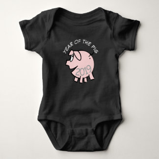 Body Drôle 3 dessin animé Cochon rose 2019 Bébé B