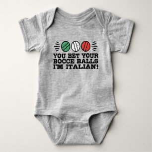 Body Drôle Bocce Ball Bodysuit bébé
