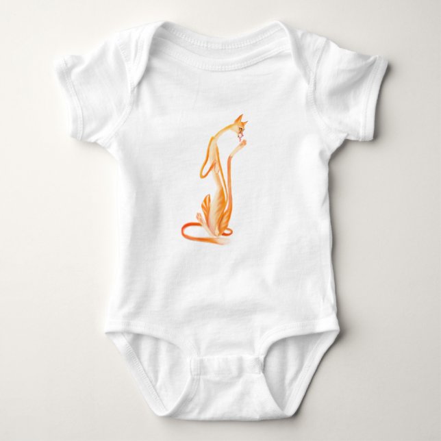 Body Drôle Cat Baby Bodysues (Devant)