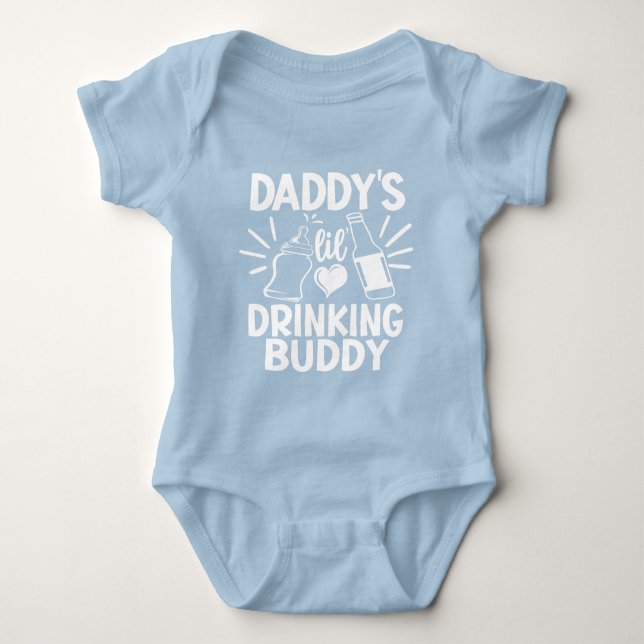 Body drôle Daddy's drink pote unisex (Devant)