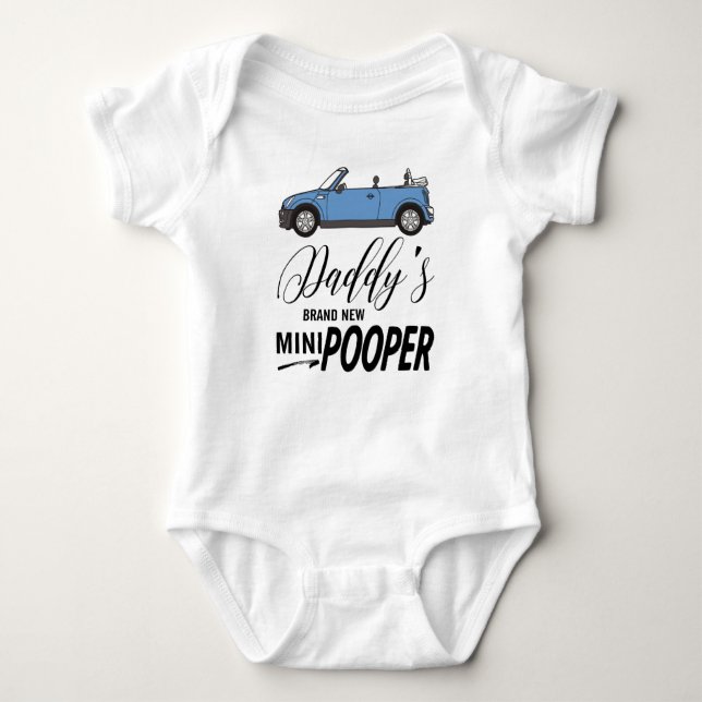Body Drôle - Daddy's Mini Pooper Baby Design (Devant)