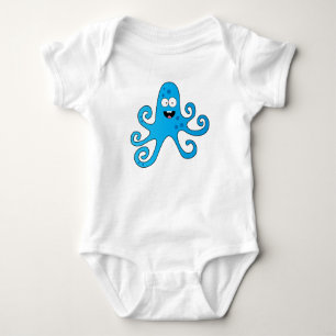 Body Drôle dessin animé bébé garçon poulpe