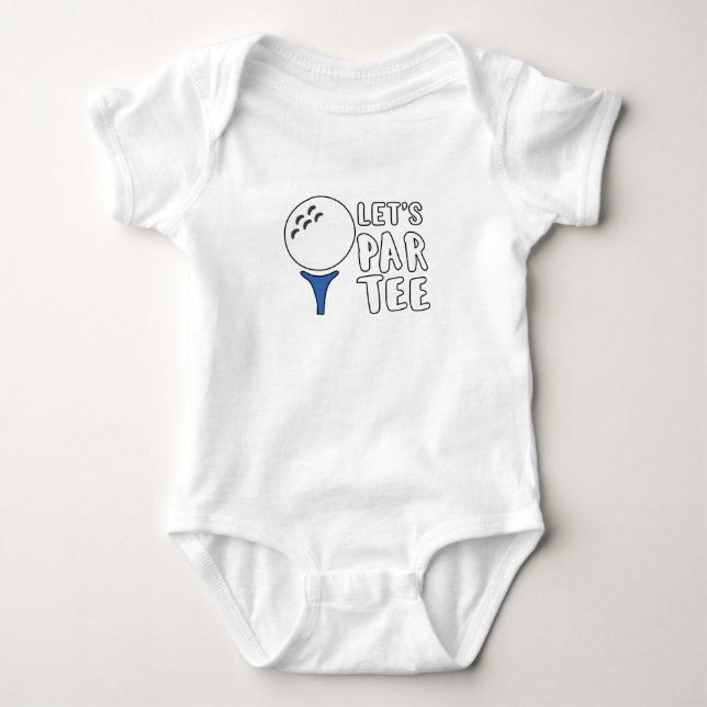 Body Drôle Golf Lover Cadeau Let's Par Tee Golf Cadeau (Devant)