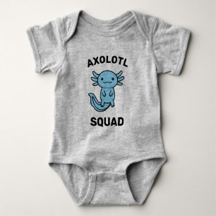 Body Drôle petite équipe de Axolotl personnalisable ros