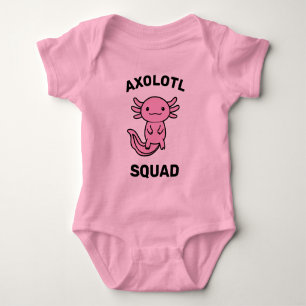 Body Drôle petite équipe de Axolotl personnalisable ros