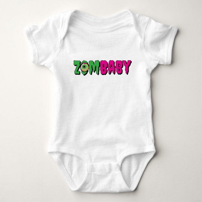 Body Drôle Punny mignon ‘ZomBaby’ Typographie Déplaisan (Devant)