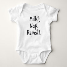 Du lait. Nap. Recommencer. - Drôle Bodysuit bébé