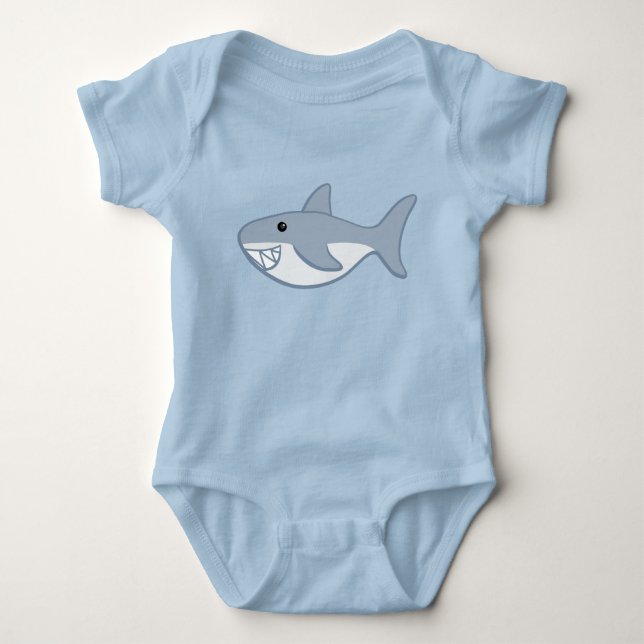 Body Durée du bain Grossesse Shark Baby Bodysuit (Devant)