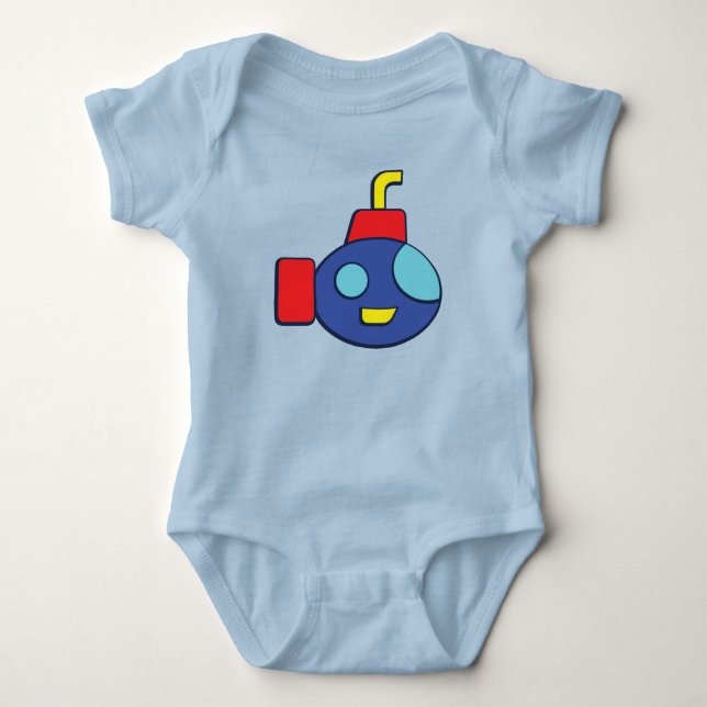 Body Durée du bain Grossesses Sous-marin Bébé Bodysuit (Devant)