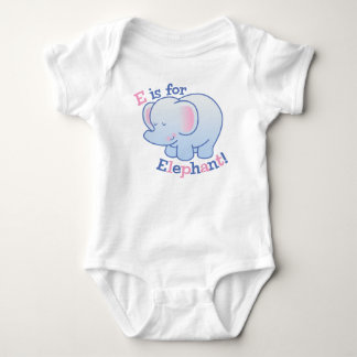Body E est pour la combinaison de bébé d'éléphant