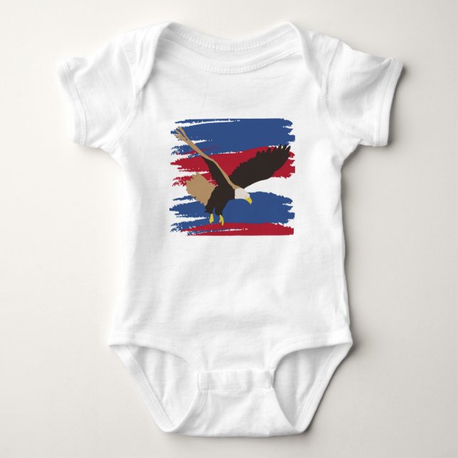 Body Eagle Bird USA Patriotic American Flag (Devant)