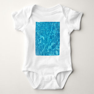 Body Eau de piscine bleu ciel cristalline