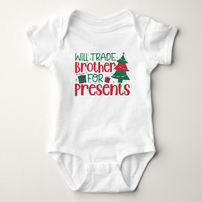 Body Échangera frère contre cadeaux, Noël (Devant)