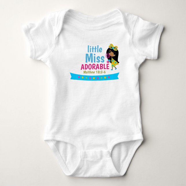 Body Écriture Baby Jersey Bodysuit (Devant)