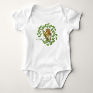 Body Écureuil d'aquarelle mignonne
