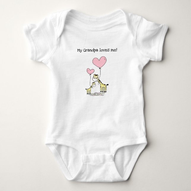 Body Editable Mon Grand-Père M'Aime Les Giraffes (Devant)