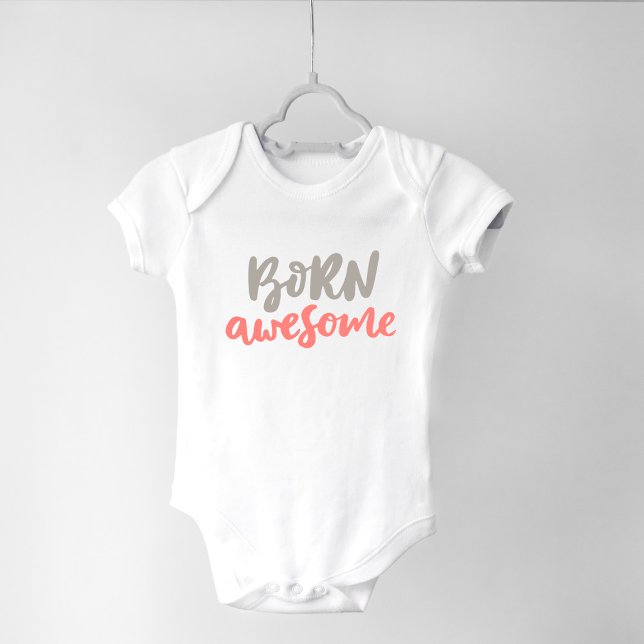 Body Édition limitée "Born Awesome" Texte MOM (Créateur téléchargé)