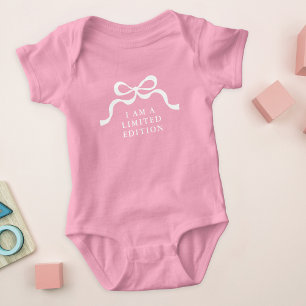 Body Édition Limitée Rubans pour Fille Rose Rétro Moder