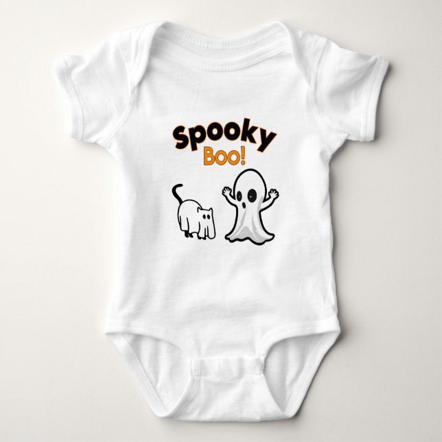 Body Éffrayant Boo ! - Joyeux halloween (Devant)