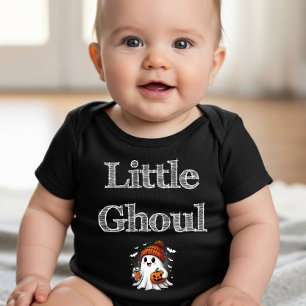 Body Éffrayant Cute Ghost et Halloween Citrouille
