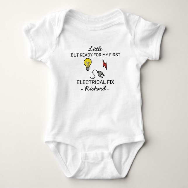 Body Electrician Baby Announcement First Electrical Fix (Devant)
