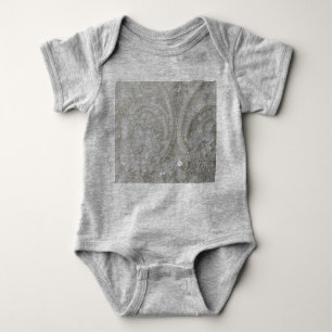 Body élégante dentelle de perle de rhinocéros blanc chi