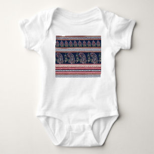 Body Elégante Marine Paisley : Conception des frontière