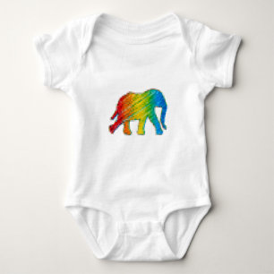 Body Eléphant avec Pixels
