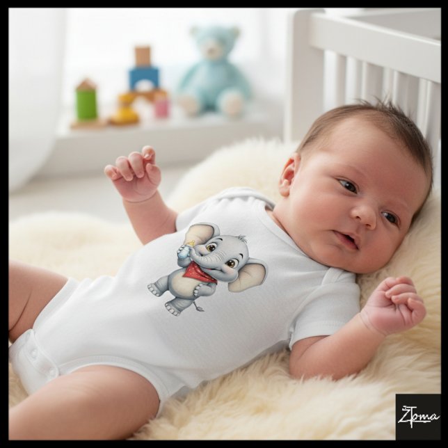 Body Eléphant bébé avec bouteille de lait (Créateur téléchargé)