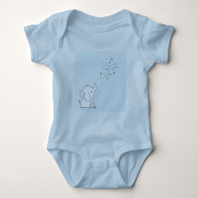 Body Eléphant mignon (Devant)