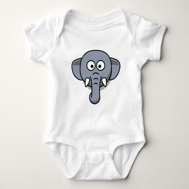 Body Éléphant mignon (Devant)