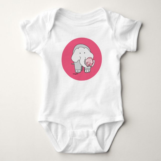 Body Eléphant rose (Devant)