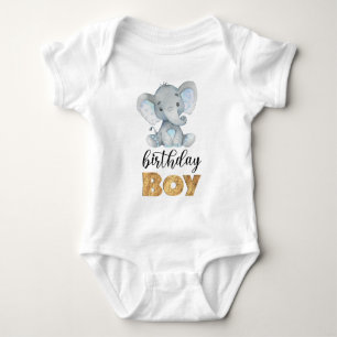 Body Elephant Wild Un 1er Anniversaire Bodysuit bébé