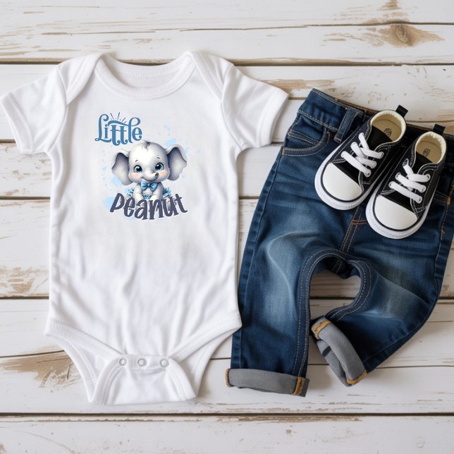 Body Éléphante Bleue Mignonne - Petit Cacahuète (Créateur téléchargé)