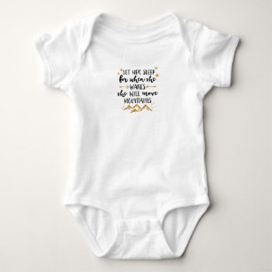 Body Elle déplacera des montagnes Baby Jersey Bodysuit