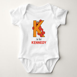 Body Elmo Alphabet K Orange