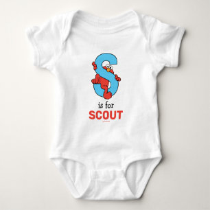 Body Elmo Alphabet S Bleu