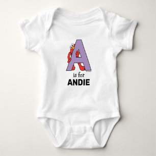 Body Elmo Alphabet Un violet