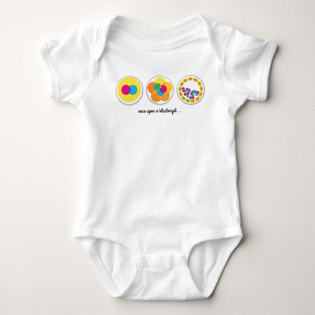 Body Embryo Blastocyst IVF Baby T-shirt (Devant)
