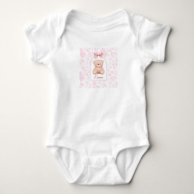 Body Emma | Conception de nurserie avec ours en peluche (Devant)