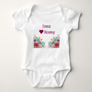 Body Emma Hearts aime les fleurs des jumeaux de mammy T