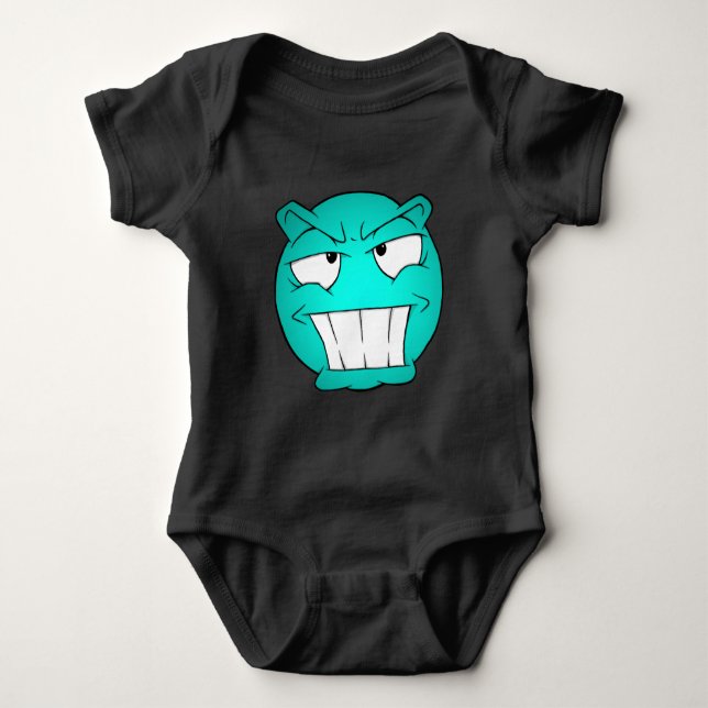 Body Emote Face Baby Bodysuit (Devant)