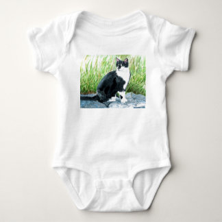 Body Enfant de chat Tuxedo Onsie/rameper
