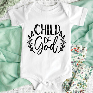 Body Enfant de Dieu Chrétien Bébé Bodysuit Enfant Chemi