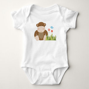Body Enfant en bas âge de singe de jungle et barboteus