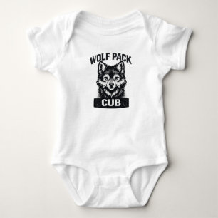 Body Ensemble bébé loup famille tee une pièce