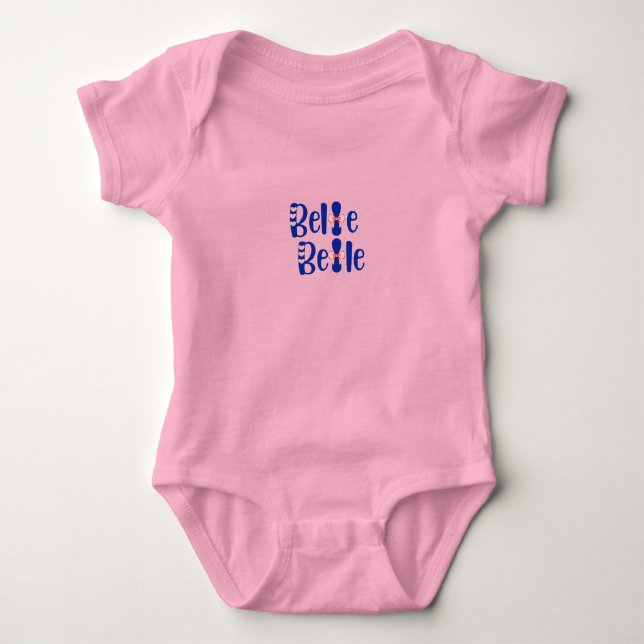 Body Ensemble Belle Belle (joli joli) pour bébé (Devant)